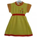 Платье для девочки  1576-желтый/оранжевый