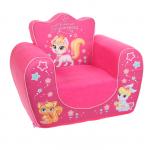 Мягкая игрушка «Кресло Настоящая принцесса», цвет розовый