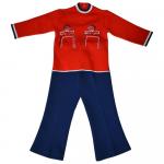 Комплект для мальчика  (Джемпер+брюки) 9006-красный/синий