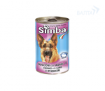Simba Dog консервы для собак кусочки ягненка 1230 г