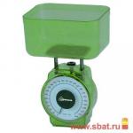 Весы кухон. HomeStar HS-3004M (зеленые) до 1 кг, деление 20 гр, объем чаши 400 мл, 2796
