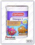 Фруктовые жевательные капсулы Optisana Omega-3 30 шт