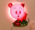 3D Светильник-ночник детский с наклейками_Поросенок NO-Y002