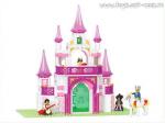 Sluban, Конструктор Розовая мечта: Замок принцессы (четырехэтажный замок,  мебель, фигурки людей, фигурка принца на белом коне, 271 дет.)