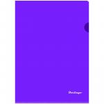 Папка-уголок Berlingo А4 180 мкм, прозрачная фиолетовая, AGp_04107