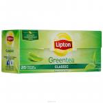 Lipton Classic Зеленый чай в пакетиках, 25 шт