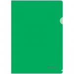 Папка-уголок Berlingo А4 180 мкм, прозрачная зеленая, AGp_04104