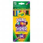 Crayola. 12 двухсторонних карандашей