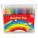 Набор фломастеров RAINBOW KIDS, 18 цв.