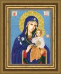 Наборы для вышивания бисером 'Золотое руно' РТ-046 Образ Божией Матери 'Неувядаемый цвет' 26,6х19,1 см