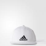 6P CAP COTTON       WHITE/WHITE/BLACK