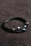 Браслет NASONPEARL (SSB945-BBLACK)