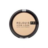 RELOUIS Пудра компактная RELOUIS PRO Icon Look Satin Face Powder РБ765-18 К6