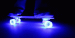 Мини-круизер PNB-01GW (22") Blue светящиеся колеса