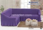 Чехол для мягкой мебели (на угловой диван) (диз.: 204 фиолетовый)