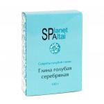 Глина голубая серебряная Planet SPA ALTAI, 100 гр