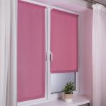 Рулонная штора эконом Сантайм Лен, розовый  (df-200200-gr)
