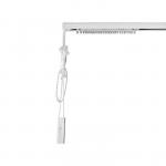 Комплект ламелей для вертикальных жалюзи Лайн, серый, 280 см  (u-9089-280)