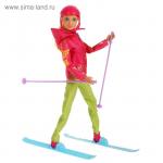 Кукла модель «София» на лыжах, МИКС, в пакете