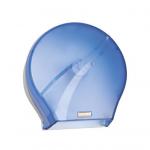 Диспенсер для туалетной бумаги (прозрачно-голубой), ABS- пластик. Размер: 26х26х13 см.(F165M)