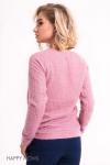 Розовый свитер для беременных