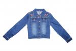 Куртка 132741-8 джинс для девочек