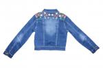 Куртка 132741-8 джинс для девочек