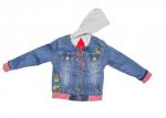 Куртка 134001-8 джинс утепленная для девочек