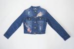 Куртка 134223-8 джинс для девочек