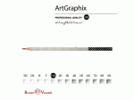 Карандаш чернографитовый ArtGraphix. Точки НВ (пластиковый корпус)