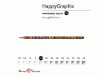 Карандаш чернографитовый Happy Graphix Сказочные совы НВ
