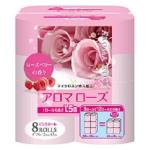 FUJIEDA SEISHI Туалетная бумага двухслойная, аромат розы и малины, 45 м, 8 рулонов