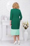 Платье Ninele 5693-Р изумруд+светло-зеленый