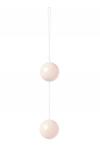 Вагинальные шарики Dream Toys, белые, D3,5 см