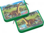 Пластиковый пенал-книжка без наполнения ErichKrause® 135x205x30мм Dinosaurs