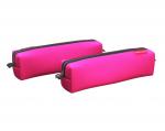 Пенал квадро mini ErichKrause® 210x50x50мм Neon® Pink