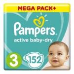 PAMPERS Подгузники Active Baby-Dry Midi (6-10 кг) Упаковка 152