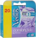 GILLETTE VENUS ComfortGlide Breeze Cменные кассеты для бритья (cо встроенными подуш с гелем) 4 шт.