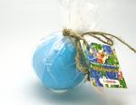 Бомбочка-профитроль Волшебный сон ( голубая )  Carolina Herrera 212 VIP с кремовой начинкой 140 грамм (бурлящий шарик для ванн,  наполнитель – крем-масло для ванн 5-8 гр.)