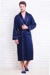 Мужской атласный халат из бамбука Silk bamboo