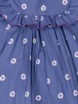 Платья для девочек "Button-bright blue"