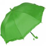 Зонт-трость детский однотонный. Зеленый
