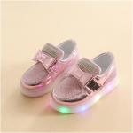 Светящиеся туфли на батарейках (розовые) KRSW23