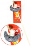 Дразнилка-удочка для кошек с экстратом кошачьей мяты "Кот",  42 см