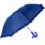 Зонт детский однотонный. Синий