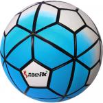D26074-1 Мяч футбольный "Meik-100" (синий) 4-слоя, TPU+PVC 3.2,  410-450 гр., машинная сшивка