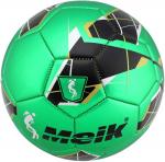 B31318-4 Мяч футбольный "Meik-068" 2-слоя, (зеленый), TPU+PVC 2.7, 410-420 гр., машинная сшивка