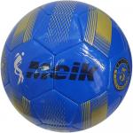 B31315-1 Мяч футбольный "Meik-078" 2-слоя, (синий), TPU+PVC 2.7, 410-420 гр., машинная сшивка
