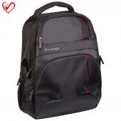 Бизнес-рюкзак Berlingo "Premium black" 46*33*16см, 2 отд., 4 карм., отд. д/ноутб., эргоном. спинка, RU047613
