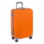 РА006 (2-ой) оранжевый (24") пластикABS чемодан средний